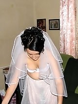 22 pictures - Naughty Brides upskirt photos