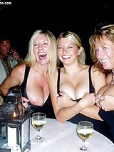 24 pictures - Babes press tits in exciting downblouse pics