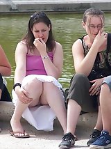 12 pictures - Upskirt voyeurism. Result - upskirt gallery