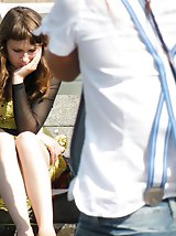12 pictures - Spectacular outdoor sitting upskirts