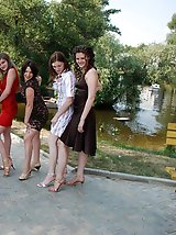 10 pictures - Naughty Brides upskirt photos