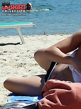 12 pictures - Bikini fems also naked on the beach