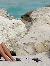 12 pictures - Tiny bikini thong on hot butt doggy