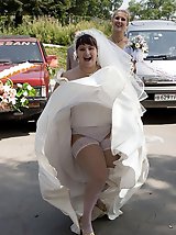 9 pictures - A bride in this action shots