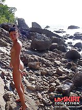 12 pictures - Beautiful ass of a sexy nudist teen
