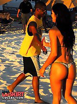 12 pictures - Spying butts and pussies in bikini