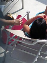 12 pictures - Seducing butts in bikini for cam guy