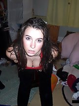 19 pictures - Bimbos squeeze each other?s tits on camera