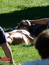 23 pictures - Hidden upskirt - candid cam spyed pretty blonde