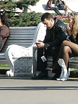 12 pictures - Awesome sitting upskirt pics