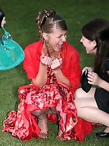10 pictures - Naughty Brides upskirt photos