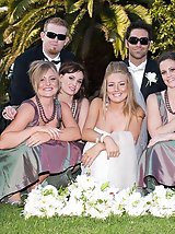 10 pictures - Naughty Brides upskirt photos