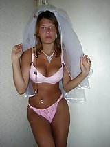 10 pictures - Naughty Brides upskirt photos