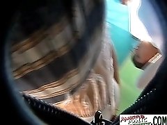 Lucky bus upskirt hunter